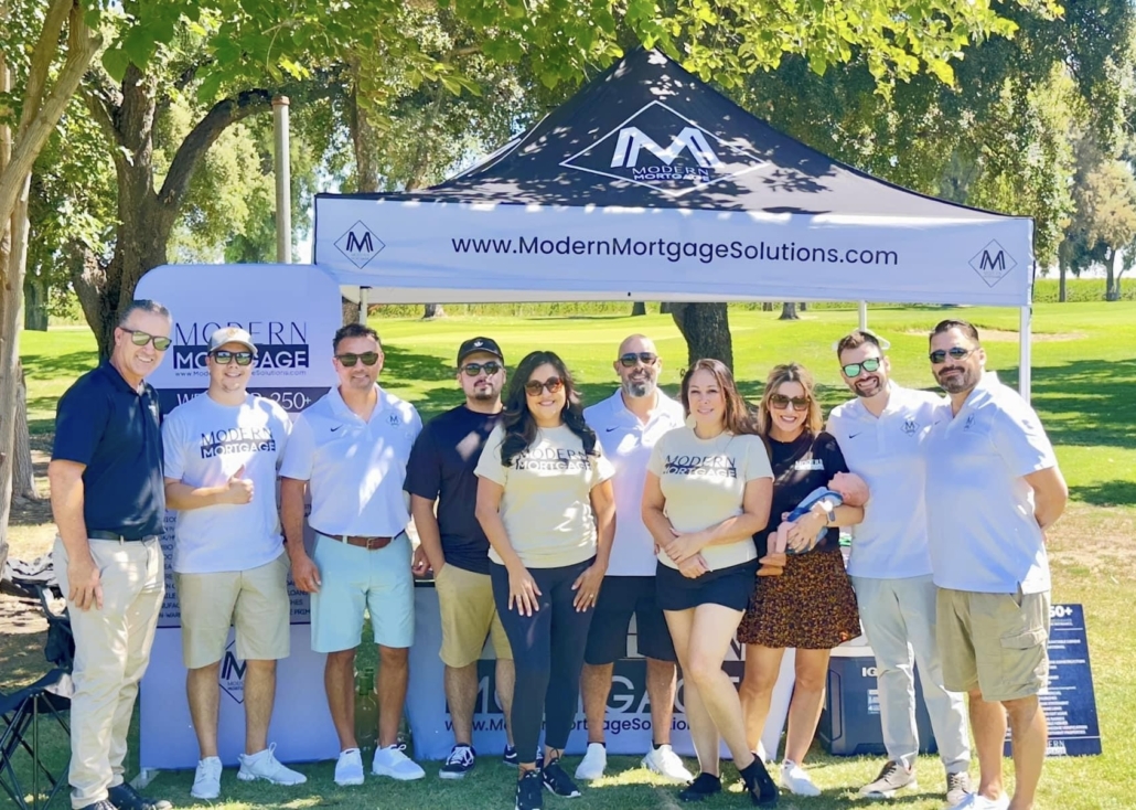The Modern Mortgage Solutions team at a community event